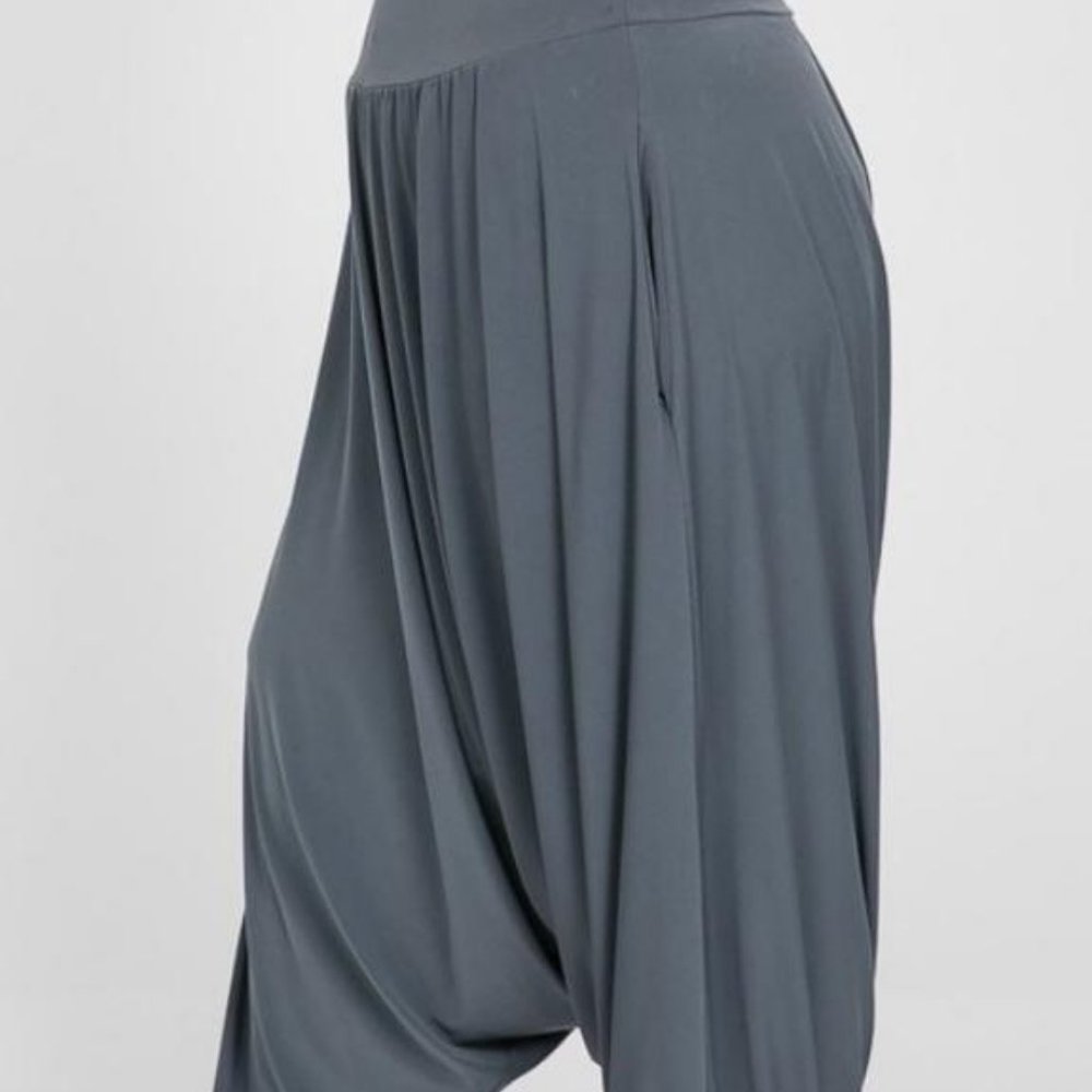 Drop Crotch Harem Pants